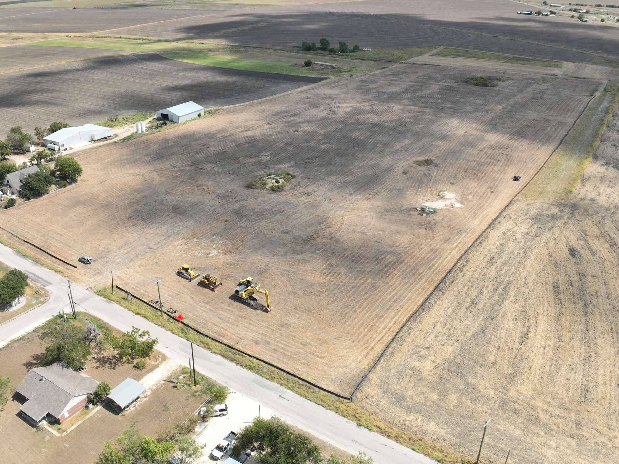 Aerial view of The Grove at Granger site, September 2026